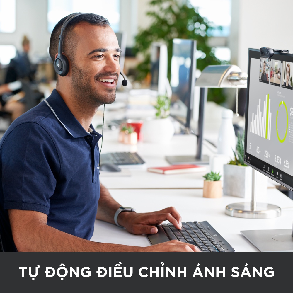 Combo bàn phím và chuột Logitech MK275 &amp; Webca Logitech C270