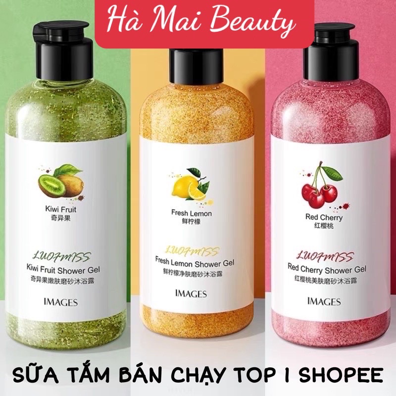 Sữa tắm hạt các vị hoa quả Images