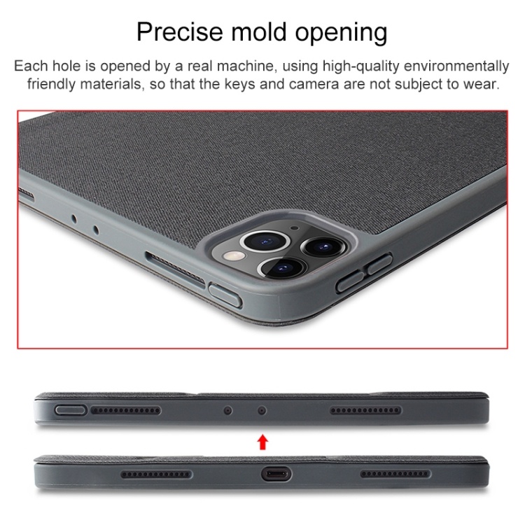 Case Bao da chống sốc canvas cho iPad Pro 11 2022 Chip M2 / 2021 Chip M1 / 2020 hiệu Mutural Yashi - hàng nhập khẩu