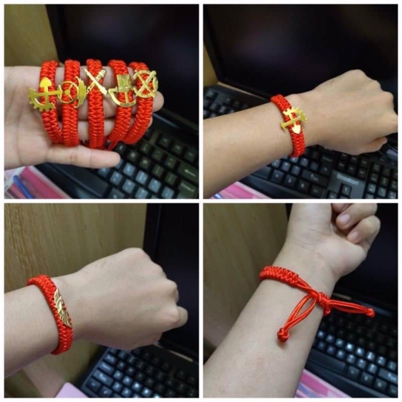 Vòng tay chỉ đỏ các ngành, quân binh chủng