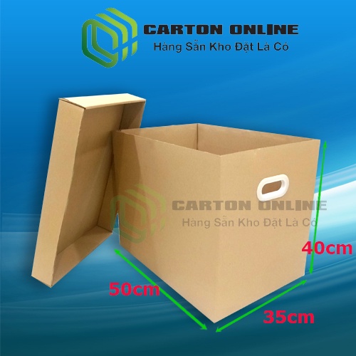 Thùng Carton đựng Hồ Sơ 50x35x40 cm