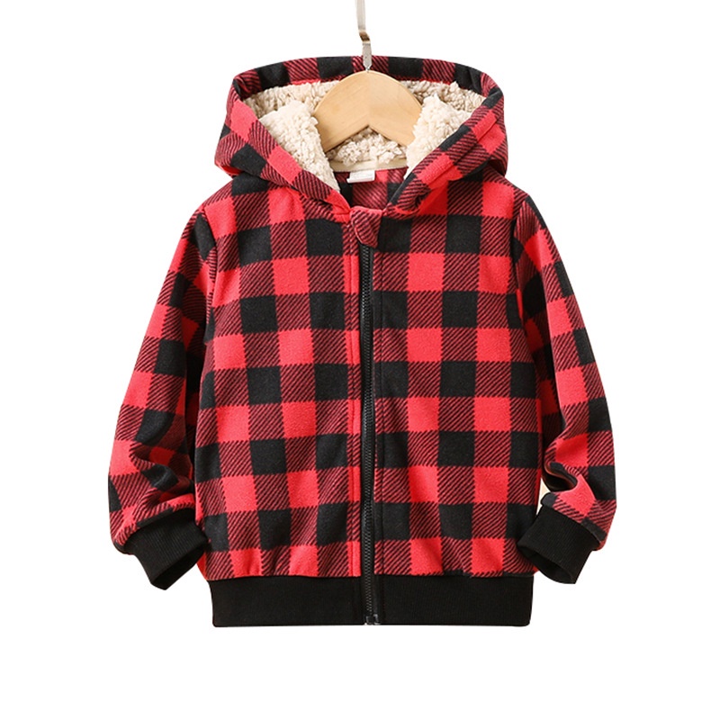 Áo Hoodie Tay Dài Giữ Ấm Mùa Đông Họa Tiết Kẻ Sọc Nhiều Màu Sắc Áo Khoác Dành Cho Bé Trai 4-7 tuổi