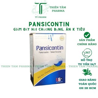 PANSICONTIN - Giúp tăng cường tiêu hóa, giảm đầy hơi, chướng bụng, ăn chậm tiêu