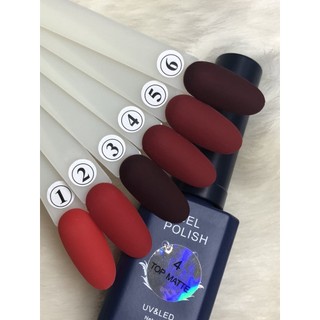 sơn gel màu đỏ ruby, sét sơn gel màu đỏ ruby