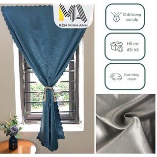 Rèm dán tường cửa sổ,1 lớp decor phòng cản nắng 95% - rèm minh anh