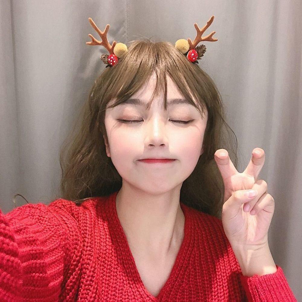 Set 2 Kẹp Tóc Hình Người Tuyết Dễ Thương Cho Nữ