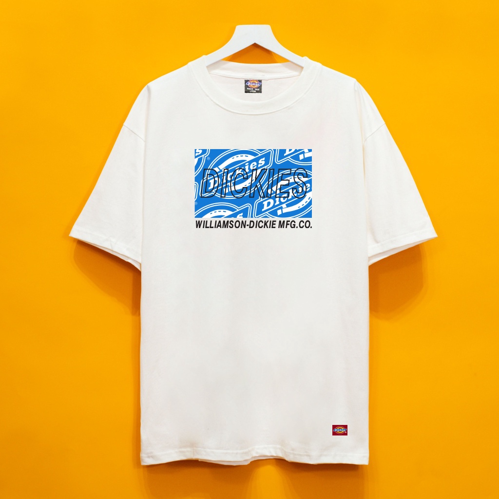 Áo Thun Dickies Logo Williamson Xanh form rộng -T-Shirt Dickies cao cấp-DK41-Streetwears SG