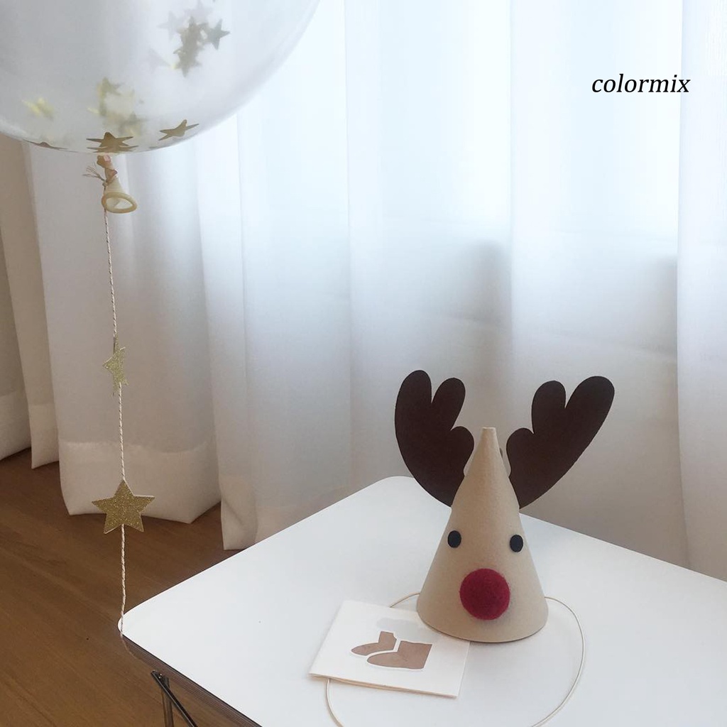 Cjr Mũ Giáng Sinh Tinh Tế Bằng Vải Không Dệt Trang Trí Cây Thông Noel Cho Trẻ Em