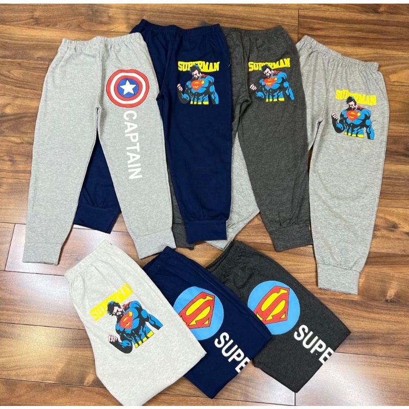 Quần dài bé trai size đại 20-45kg chất cotton xuất dư mỏng mát