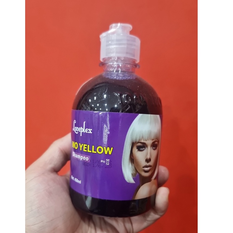 DẦU GỘI TÍM KHỬ VÀNG LovePlex No Yellow Shampoo 450ml