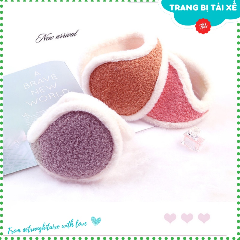 Bịt tai 7 sắc cầu vồng cute loại xịn màu đẹp mắt giữ ấm mùa đông cho nam nữ unisex chụp tai đi xe máy làm quà - BT7M