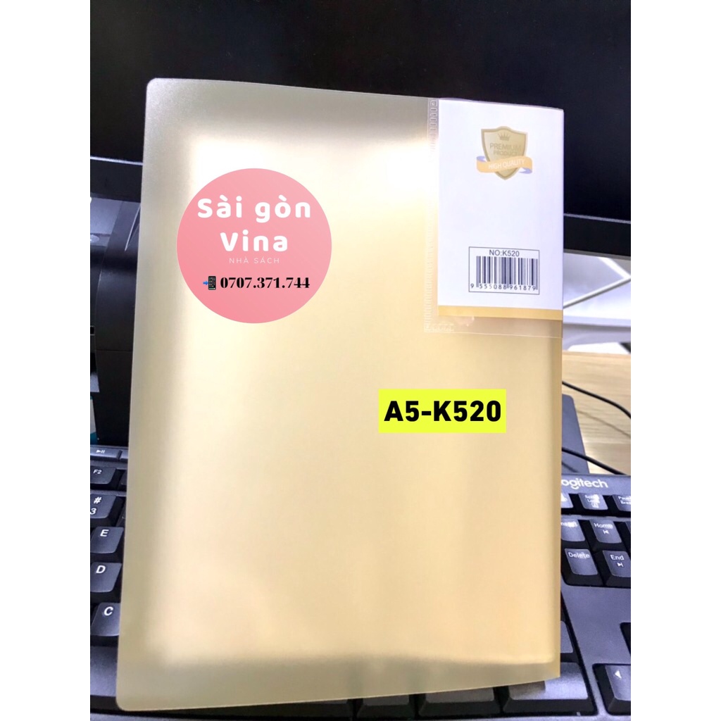 Bìa Đựng Hồ Sơ A5 Bằng Nhựa 20/30/40/60/80/100 Lá Đựng Hồ Sơ Tài Liệu
