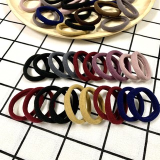 Set 10 thun cột tóc Hàn Quốc nhiều màu xinh xắn cho bạn gái