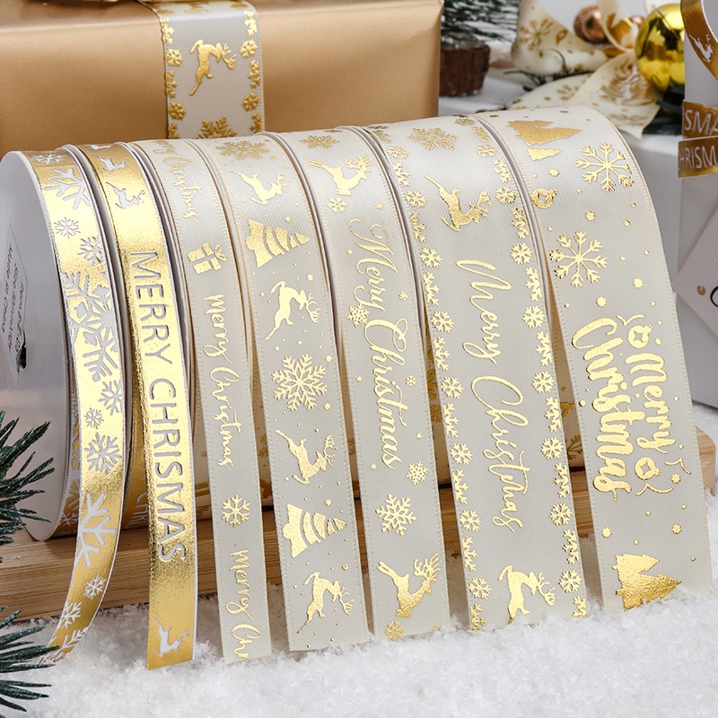 Cuộn Dây Ruy Băng Dài 9.1m Dùng Gói Quà Giáng Sinh