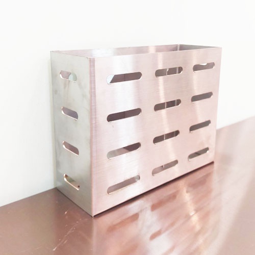 Ống cắm đũa treo tường bằng inox 304 sang trọng 2 ngăn đũa và thìa