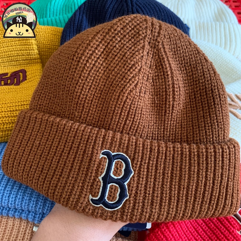 Mũ Len Beanie B LA Nam Nữ Hàn Quốc Phong Cách Hip Hop Mới Thời Trang 2022