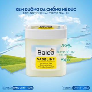 Kem dưỡng da chống nẻ Balea Vaseline Đức, dùng cho mặt và cơ thể, an toàn với mọi loại da, 125ml
