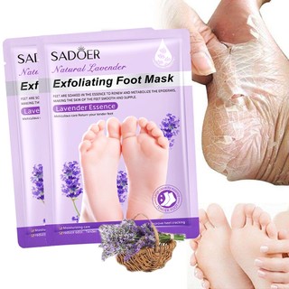 Mặt nạ chân tẩy da chết chiết xuất hoa oải hương hỗ trợ dưỡng ẩm làm trắng da