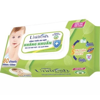 Khăn Ướt Unifresh Family (80 Miếng)