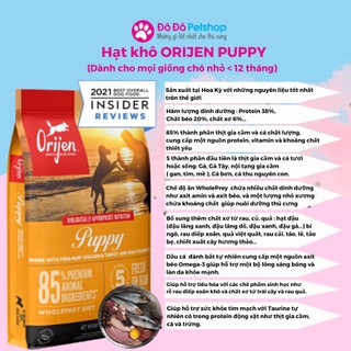 Orijen puppy dog food-thức ăn cho chó từ canada