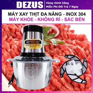 [DEZUS] Máy Xay Thịt - Máy Xay Thịt Mini - Cối Inox 304 Không Rỉ Sét, Xoay Nhuyễn Rau Củ, Tỏi Ớt, Đa Năng - KUROKI MXT01