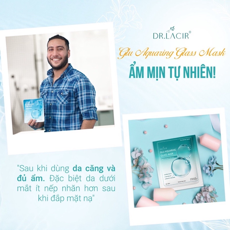 Hộp 6 miếng - Mặt Nạ Thuỷ Tinh Dr.Lacir