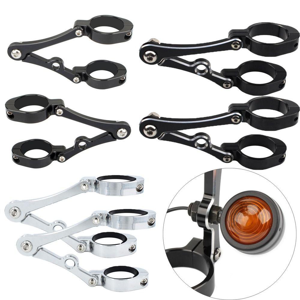 1 Cặp Giá Đỡ Đèn Xi Nhan 39-41mm Cố Định Chuyên Dụng Cho Xe Mô Tô SHOUKEY