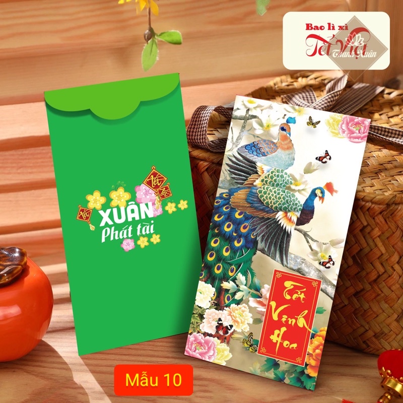 Bao lì xì đẹp 2023 - Xấp 5 cái