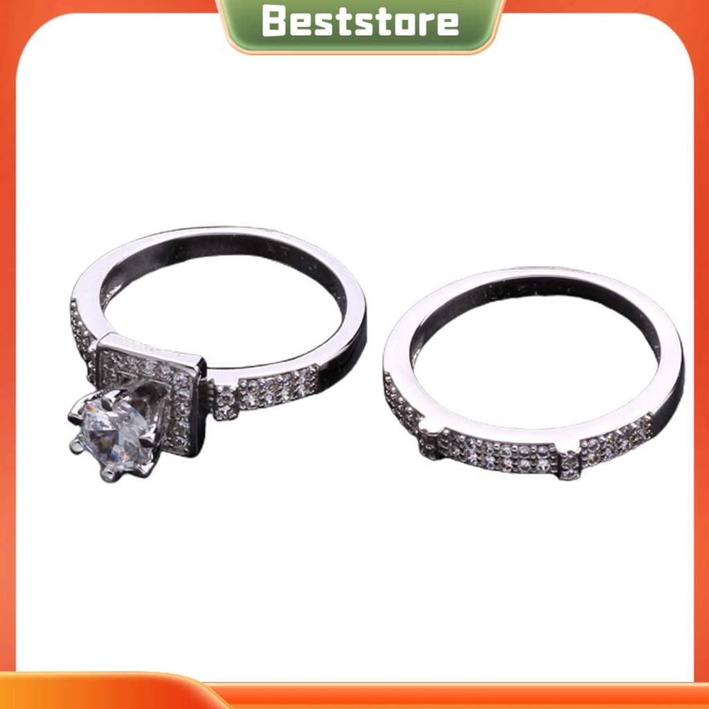 Nhẫn cưới màu sáng tinh tế thời trang