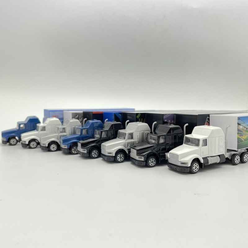 Mô hình xe tải Container hợp Kim 1:87