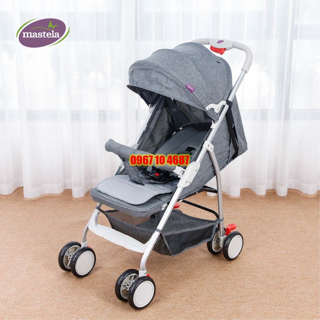 Xe đẩy du lịch cho bé chính hãng Mastela MSTL419 - BS - A2 hợp kim cao cấp siêu nhẹ dễ dàng gấp gọn, bảo hành 12 tháng