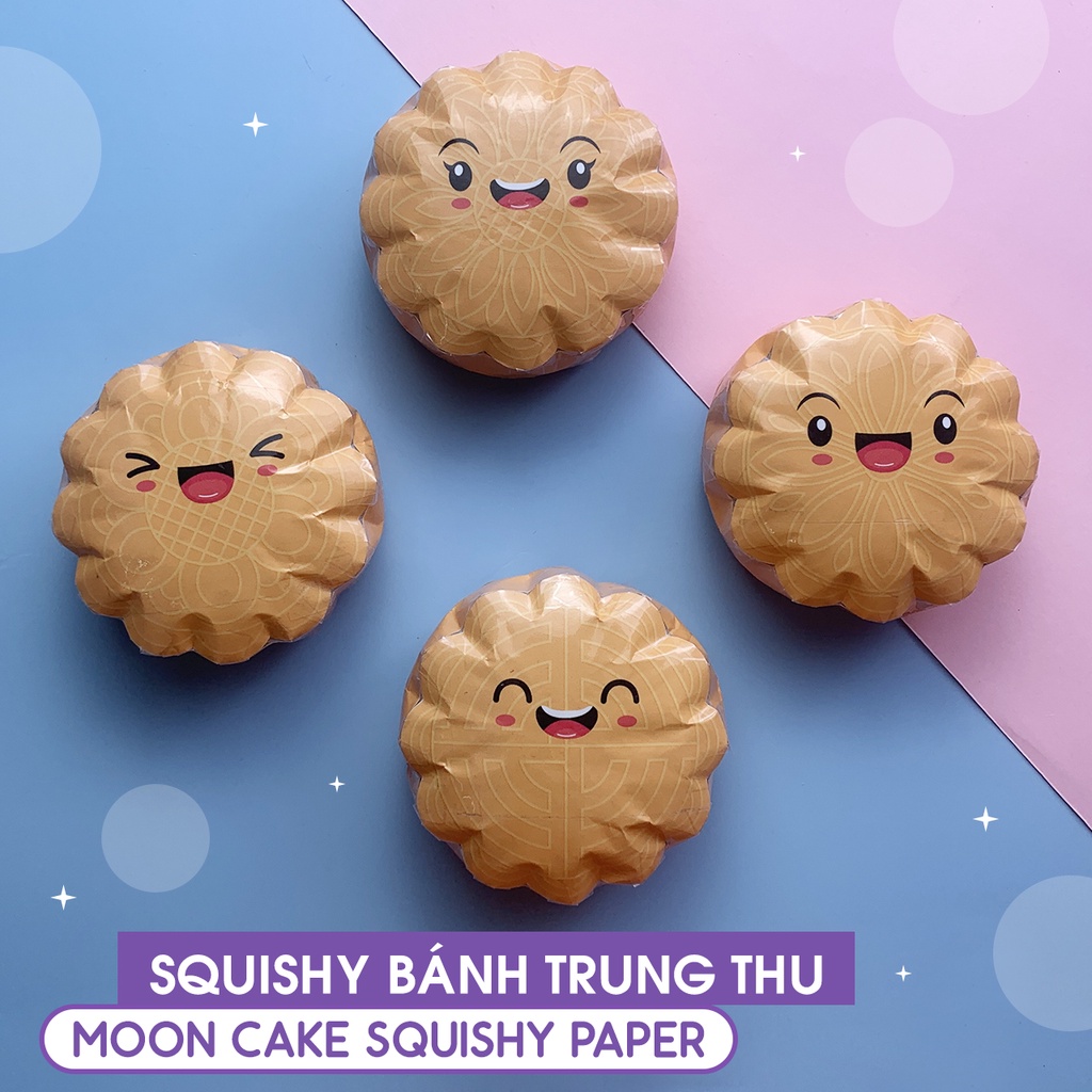 [Squishy Handmade] / Squishy bánh TrungThu cảm xúc