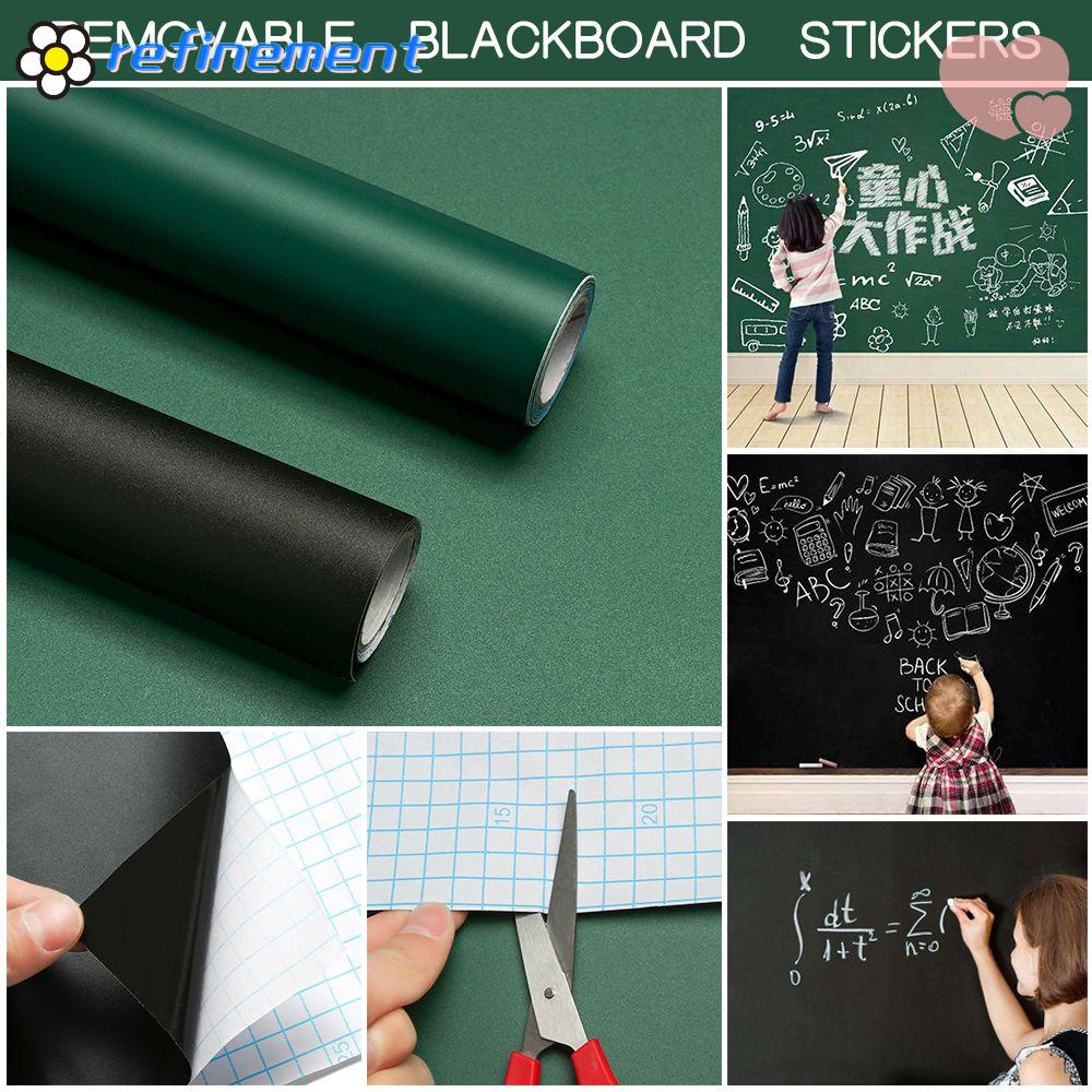 Giấy Dán Tường Dạng Bảng Đen Vẽ Graffiti Chống Thấm Nước Có Thể Xóa Được