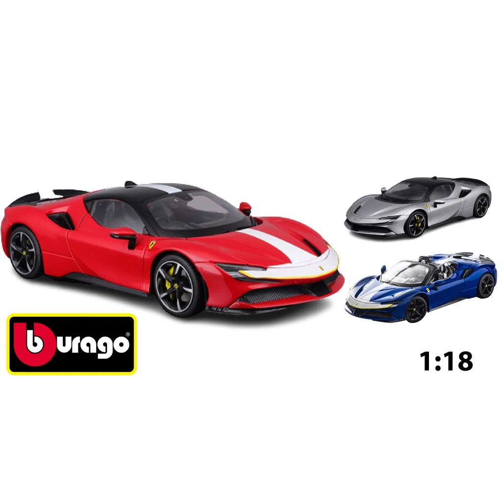 Mô hình xe Ferrari Sf90 Stradale Assetto Fiorano 1:18 Bburago 8129