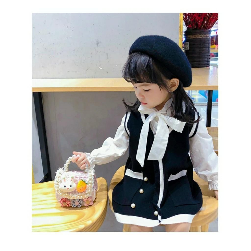 PVN21242 Túi Dạ Quai Ngọc Hình Động Vật Cho Bé Siêu Sang Chảnh T2