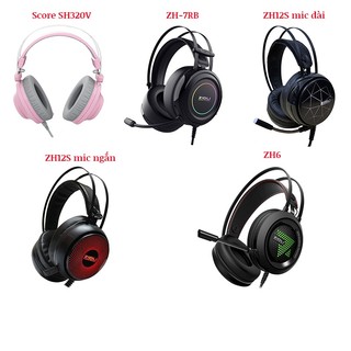 Tai nghe chơi game zidli zh12s /zh6 / zh6 có led black chính hãng - bảo hành 12 tháng
