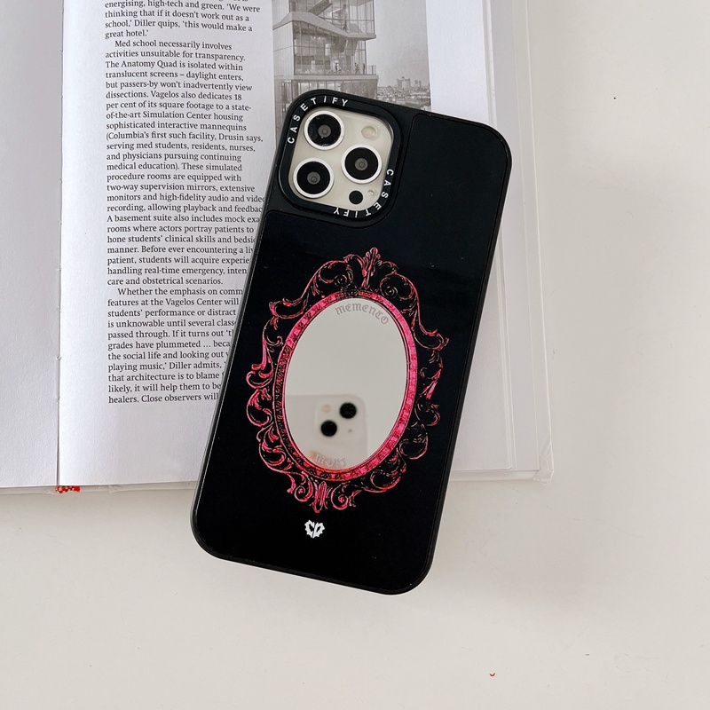 Ốp Điện Thoại Silicone Mềm Mặt Gương In Hình Bướm Cho iPhone 11 12 13 14 Plus Pro Max