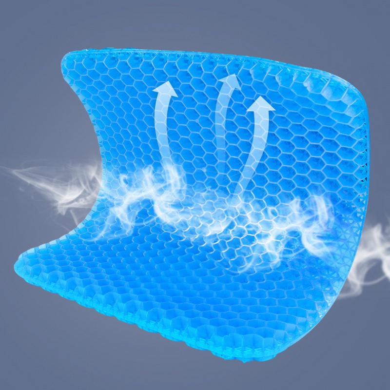 Đệm lót ghế ngồi gel silicon tổ ong 3D- Chống đau nhức, ê mong, chống thấm nước, không hao mòn, độ bền cao nthinhuy01