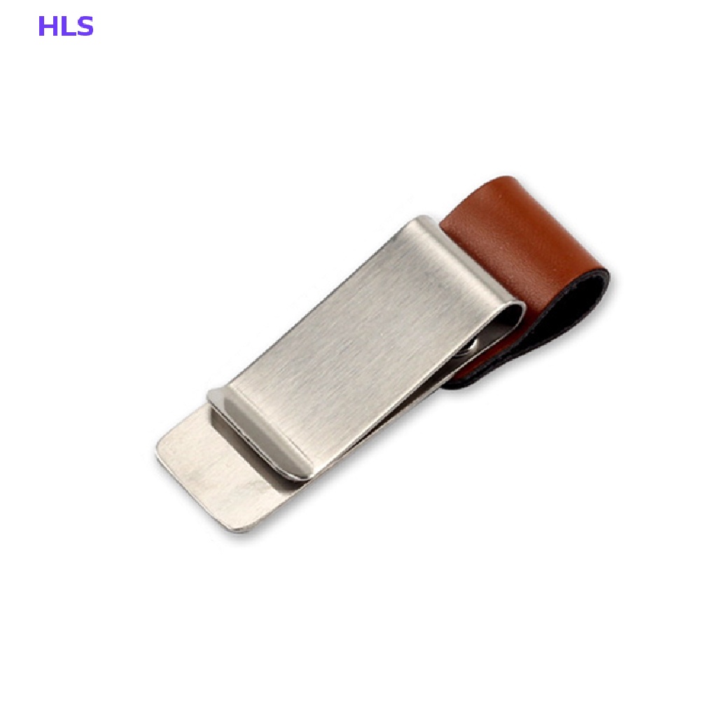 1 Kẹp Giấy / Da / Đồng Thau Bằng Thép Không Gỉ Tiện Dụng