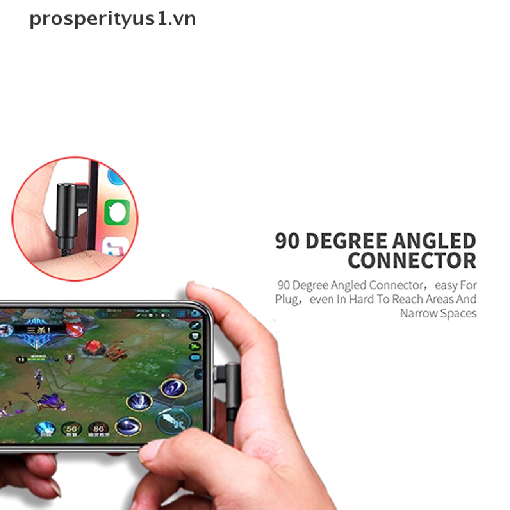 Cáp Sạc Nhanh USB Sang Type C 2.4A 25cm Dài 20 Độ Chuyên Nghiệp