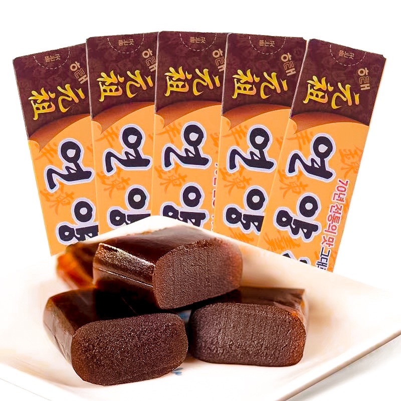 Kẹo dẻo đậu đỏ Haitai Hàn Quốc thanh 55g