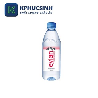 Nước khoáng Evian chai nhựa 50cl KPHUCSINH - Hàng Chính Hãng
