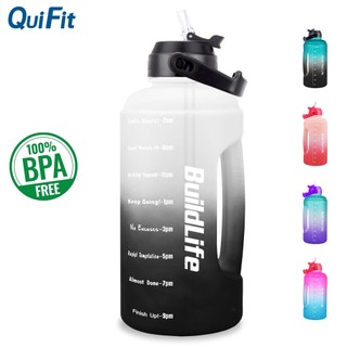Bình Nước Thể Thao QuiFit 2.2L Kèm Ống Hút Tiện Dụng