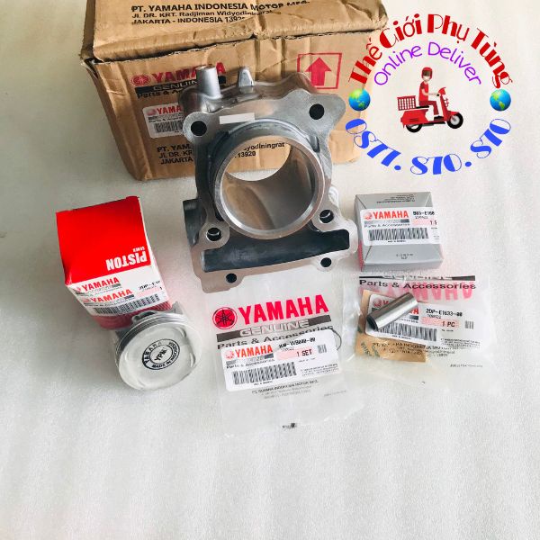 Bộ nòng piston bạc NVX 155cc Zin Yamaha Indonesia - 2DP-E1311-10