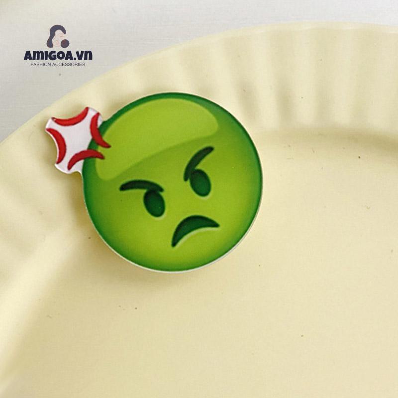 [amigoa.acc] Kẹp Tóc Hình Giọt Nước Bằng Acrylic Chống Ồn