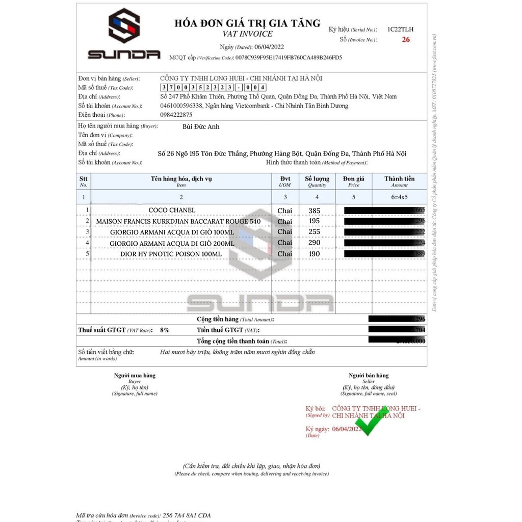 Nước Hoa Nam Giò Trắng, Giò đen EDP 100ml- Mùi hương quốc dân,nam tính và cuốn hút- Chisman