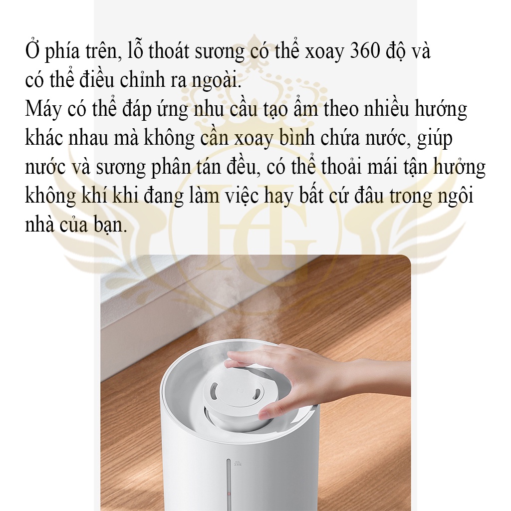Máy Phun Sương Tạo Ẩm Xiaomi Thế Hệ Mới - Máy Tạo Độ Ẩm Xiaomi Hàng Chính Hãng Cần Thiết Cho Gia Đình