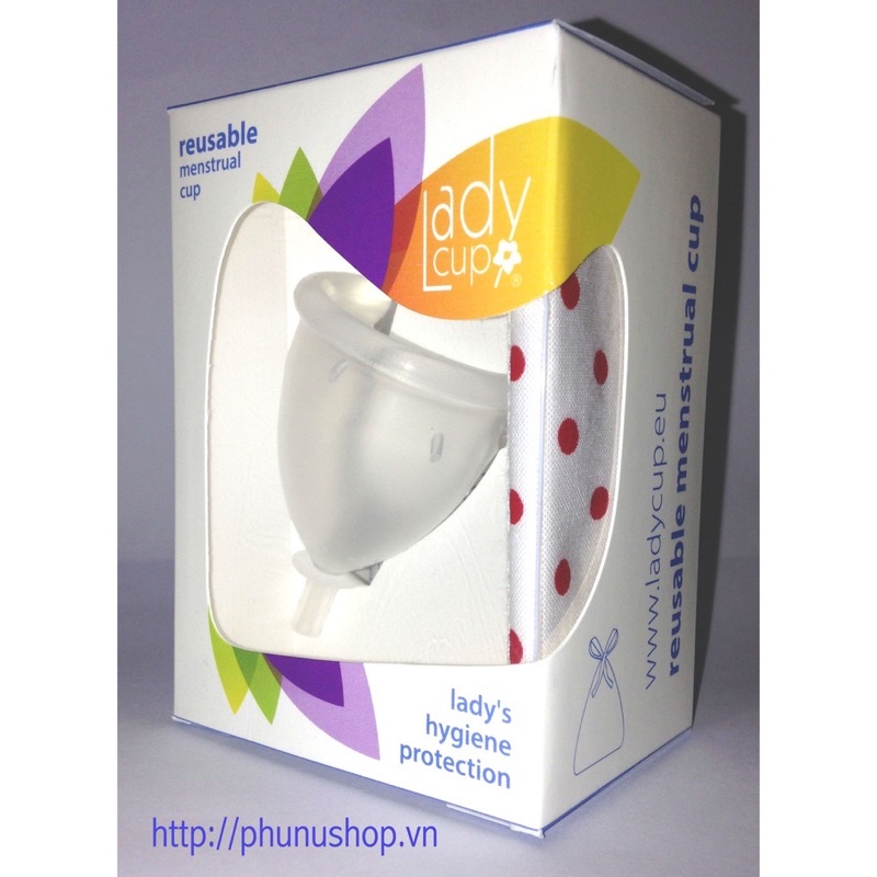 Cốc nguyệt san Lady của Séc (Tặng thêm cốc tiệt trùng, viên tiệt trùng)