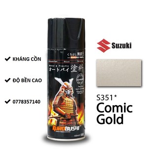 S351 sơn xịt samurai màu vàng đồng