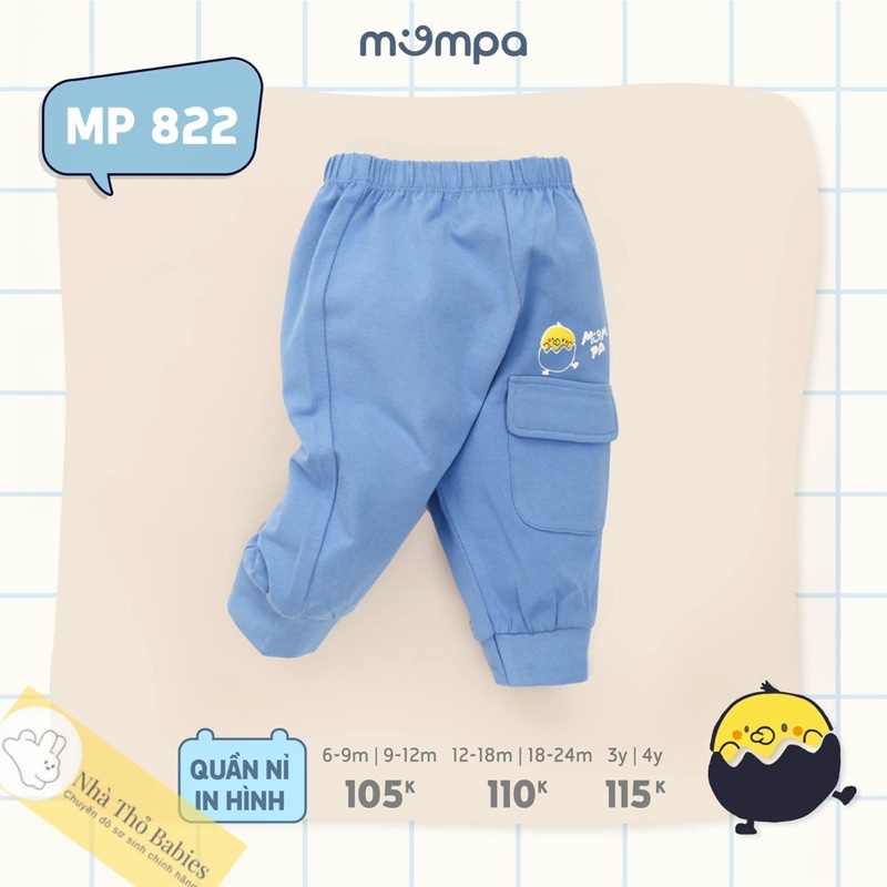 Quần nỉ bé trai Mompa
